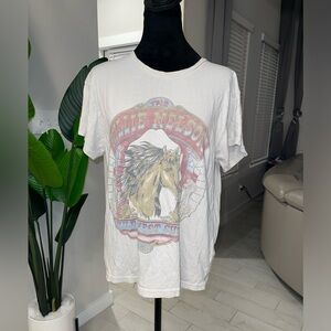 DAYDREAMER Willie Nelson Wild West Show 1978 On The Road Again Tee T-Shirt Sz S